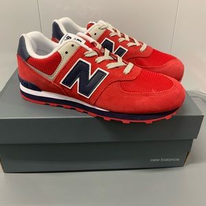 New Balance Kids' 574v1 Lace-up Sneaker